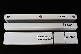 modern shower shelf